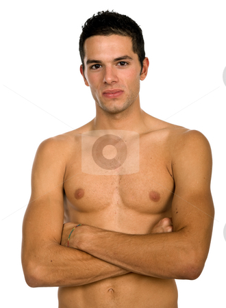 To use this stock image in your creative project, please select the size you need over to the right and click the "Add to Cart" button.
Your downloaded image will come with the Cutcaster watermark removed so don’t worry about the watermark you see on this page. Standing stock photo, Young casual naked man isolated on white by Rui Vale de Sousa