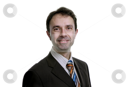 To use this stock image in your creative project, please select the size you need over to the right and click the "Add to Cart" button.
Your downloaded image will come with the Cutcaster watermark removed so don’t worry about the watermark you see on this page. Male stock photo, Young business men portrait isolated on white by Rui Vale de Sousa