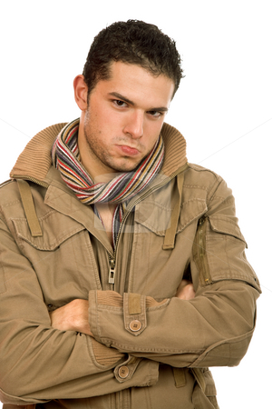 To use this stock image in your creative project, please select the size you need over to the right and click the "Add to Cart" button.
Your downloaded image will come with the Cutcaster watermark removed so don’t worry about the watermark you see on this page. Bored stock photo, Young man portrait, isolated on white background by Rui Vale de Sousa