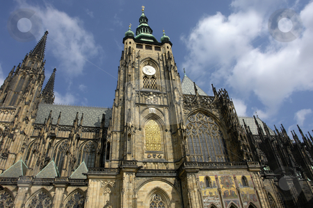 To use this stock image in your creative project, please select the size you need over to the right and click the "Add to Cart" button.
Your downloaded image will come with the Cutcaster watermark removed so don’t worry about the watermark you see on this page. Church stock photo, St vitus cathedral in prague, czech republic by Rui Vale de Sousa