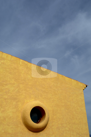 To use this stock image in your creative project, please select the size you need over to the right and click the "Add to Cart" button.
Your downloaded image will come with the Cutcaster watermark removed so don’t worry about the watermark you see on this page. Circle stock photo, Small house detail with the sky as background by Rui Vale de Sousa