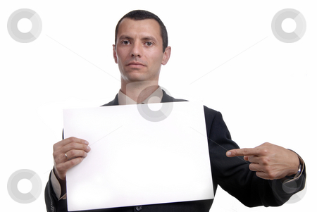 To use this stock image in your creative project, please select the size you need over to the right and click the "Add to Cart" button.
Your downloaded image will come with the Cutcaster watermark removed so don’t worry about the watermark you see on this page. Add stock photo, Business man with an empty white card by Rui Vale de Sousa