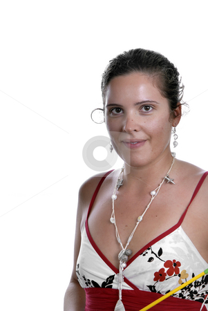 To use this stock image in your creative project, please select the size you need over to the right and click the "Add to Cart" button.
Your downloaded image will come with the Cutcaster watermark removed so don’t worry about the watermark you see on this page. Woman stock photo, Young woman portrait isolated on white background by Rui Vale de Sousa