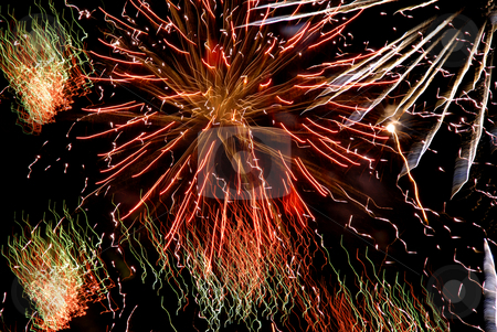 To use this stock image in your creative project, please select the size you need over to the right and click the "Add to Cart" button.
Your downloaded image will come with the Cutcaster watermark removed so don’t worry about the watermark you see on this page. Colors stock photo, Abstract colored fireworks in the dark night by Rui Vale de Sousa