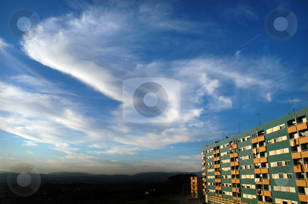 To use this stock image in your creative project, please select the size you need over to the right and click the "Add to Cart" button.
Your downloaded image will come with the Cutcaster watermark removed so don’t worry about the watermark you see on this page. Building stock photo, Building and the sky by Rui Vale de Sousa