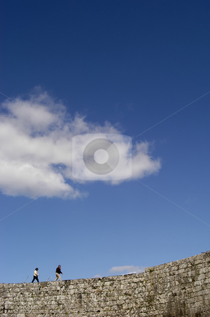 To use this stock image in your creative project, please select the size you need over to the right and click the "Add to Cart" button.
Your downloaded image will come with the Cutcaster watermark removed so don’t worry about the watermark you see on this page. Walk stock photo, People walking on the castle by Rui Vale de Sousa
