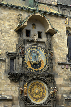 To use this stock image in your creative project, please select the size you need over to the right and click the "Add to Cart" button.
Your downloaded image will come with the Cutcaster watermark removed so don’t worry about the watermark you see on this page. Clock stock photo, Famous prague ancient clock in the old town by Rui Vale de Sousa