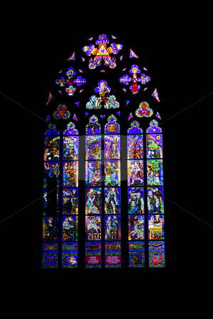 To use this stock image in your creative project, please select the size you need over to the right and click the "Add to Cart" button.
Your downloaded image will come with the Cutcaster watermark removed so don’t worry about the watermark you see on this page. Glass stock photo, Stained glass of St Vitus cathedral in prague by Rui Vale de Sousa