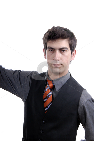 To use this stock image in your creative project, please select the size you need over to the right and click the "Add to Cart" button.
Your downloaded image will come with the Cutcaster watermark removed so don’t worry about the watermark you see on this page. Pensive stock photo, Young pensive man portrait in white background by Rui Vale de Sousa