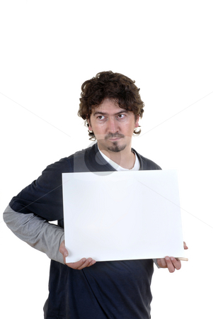 To use this stock image in your creative project, please select the size you need over to the right and click the "Add to Cart" button.
Your downloaded image will come with the Cutcaster watermark removed so don’t worry about the watermark you see on this page. Card stock photo, Young man showing card in white background by Rui Vale de Sousa