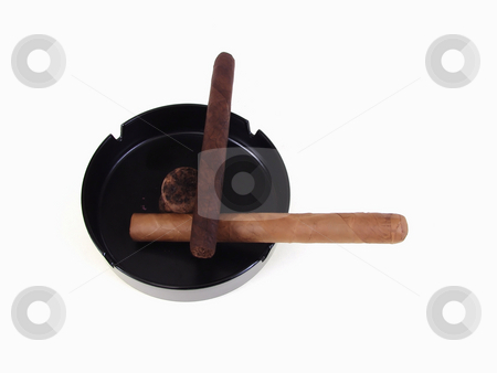 To use this stock image in your creative project, please select the size you need over to the right and click the "Add to Cart" button.
Your downloaded image will come with the Cutcaster watermark removed so don’t worry about the watermark you see on this page. Two Unlit Cigars with Ashtray stock photo, Two unlit cigars with a clean ashtray over a white background with room for text by Robert Gebbie