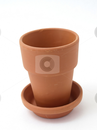 To use this stock image in your creative project, please select the size you need over to the right and click the "Add to Cart" button.
Your downloaded image will come with the Cutcaster watermark removed so don’t worry about the watermark you see on this page. Garden Pot stock photo, A solitary terra cotta pot studio isolated on a white background. by Robert Gebbie