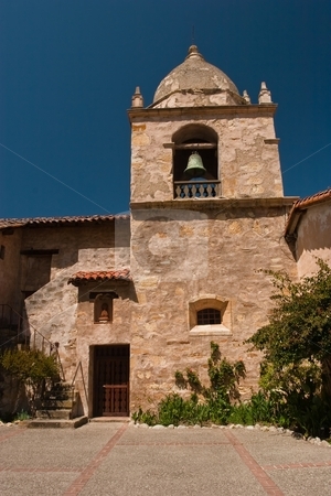 To use this stock image in your creative project, please select the size you need over to the right and click the "Add to Cart" button.
Your downloaded image will come with the Cutcaster watermark removed so don’t worry about the watermark you see on this page. Mission San Carlos Borromeo de Carmelo stock photo, Mission San Carlos Borromeo de Carmelo, also known as the Carmel Mission, is a historic Roman Catholic mission church in Carmel-by-the-Sea, California. It was the headquarters of the padre presidente, Father Fermin Francisco de Lasuen. by Mariusz Jurgielewicz