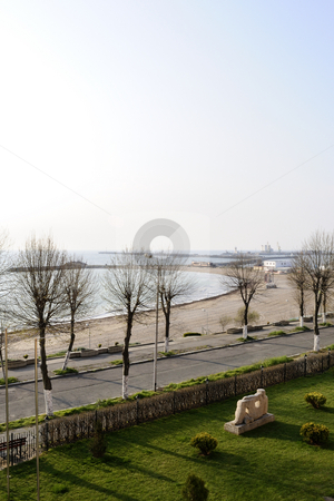 To use this stock image in your creative project, please select the size you need over to the right and click the "Add to Cart" button.
Your downloaded image will come with the Cutcaster watermark removed so don’t worry about the watermark you see on this page. Nature near the sea stock photo, Scene with trees near the sea by Dragos Iliescu