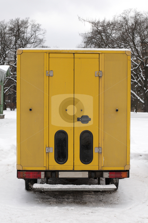 To use this stock image in your creative project, please select the size you need over to the right and click the "Add to Cart" button.
Your downloaded image will come with the Cutcaster watermark removed so don’t worry about the watermark you see on this page. Delivery truck stock photo, by Mikhail Egorov