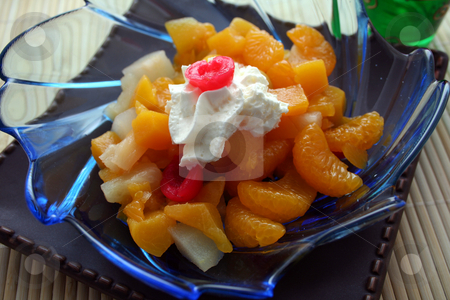 To use this stock image in your creative project, please select the size you need over to the right and click the "Add to Cart" button.
Your downloaded image will come with the Cutcaster watermark removed so don’t worry about the watermark you see on this page. Salad of fruits stock photo, Salad of fruits by Yvonne Bogdanski