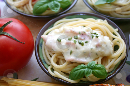 To use this stock image in your creative project, please select the size you need over to the right and click the "Add to Cart" button.
Your downloaded image will come with the Cutcaster watermark removed so don’t worry about the watermark you see on this page. Italian pasta stock photo, Italian pasta by Yvonne Bogdanski