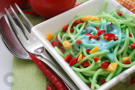 To use this stock image in your creative project, please select the size you need over to the right and click the "Add to Cart" button.
Your downloaded image will come with the Cutcaster watermark removed so don’t worry about the watermark you see on this page. Colourful noodles stock photo, Colourful noodles by Yvonne Bogdanski