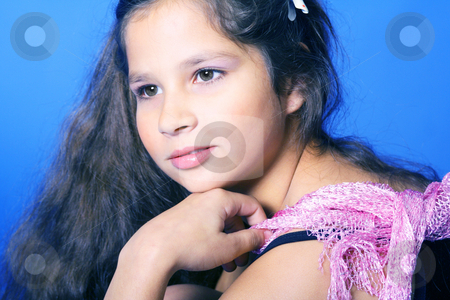 To use this stock image in your creative project, please select the size you need over to the right and click the "Add to Cart" button.
Your downloaded image will come with the Cutcaster watermark removed so don’t worry about the watermark you see on this page. Young girl stock photo, Studio by Yvonne Bogdanski