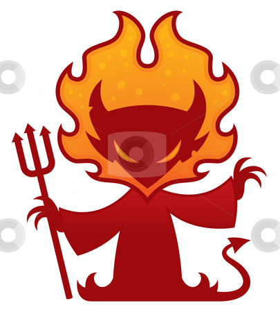 To use this stock image in your creative project, please select the size you need over to the right and click the "Add to Cart" button.
Your downloaded image will come with the Cutcaster watermark removed so don’t worry about the watermark you see on this page. Devil stock vector clipart, Cartoon vector drawing of a devil with flames around his head holding a pitchfork. by John Schwegel