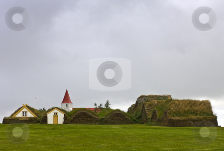 To use this stock image in your creative project, please select the size you need over to the right and click the "Add to Cart" button.
Your downloaded image will come with the Cutcaster watermark removed so don’t worry about the watermark you see on this page. Glaumbaer Historic Farm stock photo, The historic farm complex with the typical grass covered roofs for insulation at Glaumbaer, Iceland by Corepics VOF