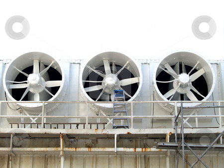 To use this stock image in your creative project, please select the size you need over to the right and click the "Add to Cart" button.
Your downloaded image will come with the Cutcaster watermark removed so don’t worry about the watermark you see on this page. 3 Fans stock photo, Three industrial white cooling fans by Jose .