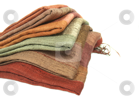 To use this stock image in your creative project, please select the size you need over to the right and click the "Add to Cart" button.
Your downloaded image will come with the Cutcaster watermark removed so don’t worry about the watermark you see on this page. Silk Scarfs Stack stock photo, Silk scarfs stacked over white background by Jose .