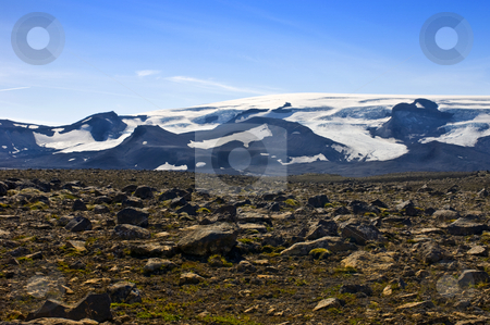 To use this stock image in your creative project, please select the size you need over to the right and click the "Add to Cart" button.
Your downloaded image will come with the Cutcaster watermark removed so don’t worry about the watermark you see on this page. Glacier View stock photo, The Vatnajokull glacier and volcano with the barren, rock covered Tundra in front by Corepics VOF
