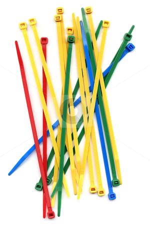 To use this stock image in your creative project, please select the size you need over to the right and click the "Add to Cart" button.
Your downloaded image will come with the Cutcaster watermark removed so don’t worry about the watermark you see on this page. Bright Colored Tie Wraps stock photo, Brightly colored tie wraps isolated on a white background. by Steve Carroll
