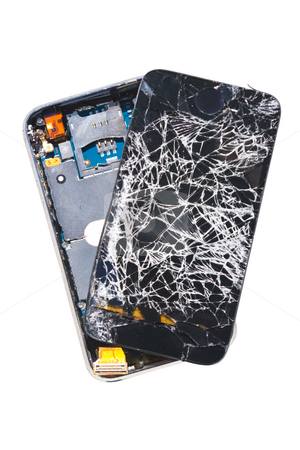 To use this stock image in your creative project, please select the size you need over to the right and click the "Add to Cart" button.
Your downloaded image will come with the Cutcaster watermark removed so don’t worry about the watermark you see on this page. Smashed Cell Phone stock photo, A cell phone that was dropped off a 27th floor balcony, isolated on white background with clipping path by Steve Carroll