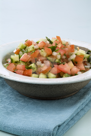 To use this stock image in your creative project, please select the size you need over to the right and click the "Add to Cart" button.
Your downloaded image will come with the Cutcaster watermark removed so don’t worry about the watermark you see on this page. Israeli salad stock photo, Israeli arabic salad made of tomatoes, cucumbers, parsly and onion by Noam Armonn