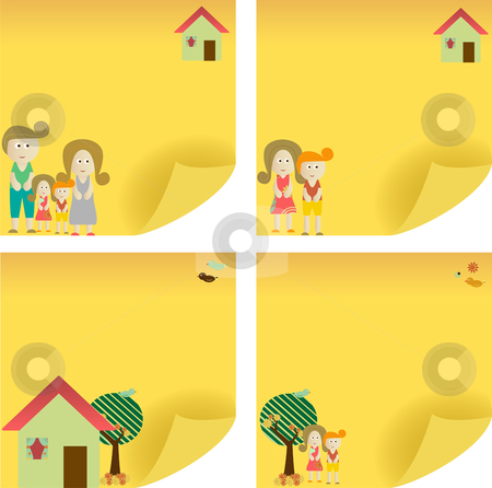 To use this stock image in your creative project, please select the size you need over to the right and click the "Add to Cart" button.
Your downloaded image will come with the Cutcaster watermark removed so don’t worry about the watermark you see on this page. Family Post Note stock vector clipart, Family yellow sticker note. Add your message. by Augusto Cabral Graphiste Rennes