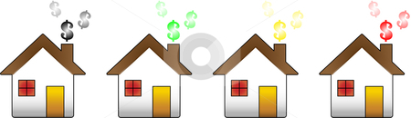 To use this stock image in your creative project, please select the size you need over to the right and click the "Add to Cart" button.
Your downloaded image will come with the Cutcaster watermark removed so don’t worry about the watermark you see on this page. House Financial Crisis stock vector clipart, Houses showing the dollar symbol representing the financial crisis by Augusto Cabral Graphiste Rennes