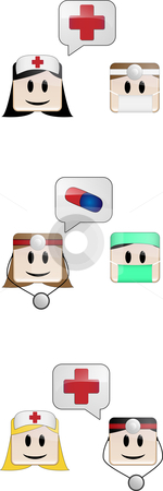 To use this stock image in your creative project, please select the size you need over to the right and click the "Add to Cart" button.
Your downloaded image will come with the Cutcaster watermark removed so don’t worry about the watermark you see on this page. Medical Conversation stock vector clipart, Doctors, nurses and surgeons talking by Augusto Cabral Graphiste Rennes