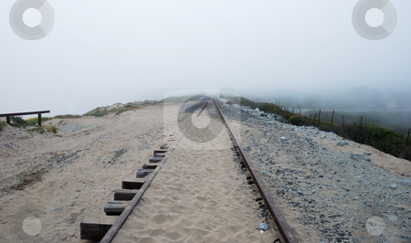 To use this stock image in your creative project, please select the size you need over to the right and click the "Add to Cart" button.
Your downloaded image will come with the Cutcaster watermark removed so don’t worry about the watermark you see on this page. Railroad Disappearing in the Fog stock photo, Railroad near California coast disappearing in the Fog. by Denis Radovanovic