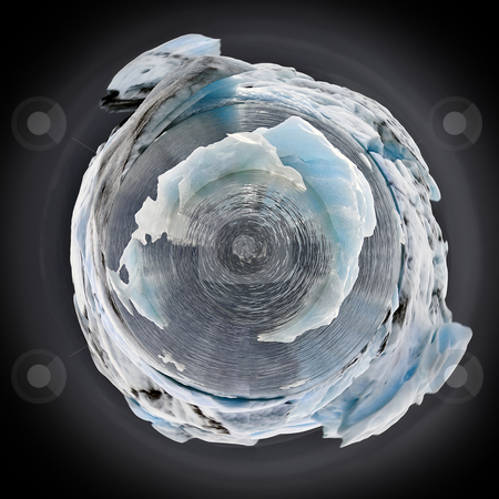To use this stock image in your creative project, please select the size you need over to the right and click the "Add to Cart" button.
Your downloaded image will come with the Cutcaster watermark removed so don’t worry about the watermark you see on this page. Arctic Sphere stock photo, The ice caps are melting rapidly, and the temperatures are increasing. During the ice ages, the entire globe was covered with ice by Corepics VOF