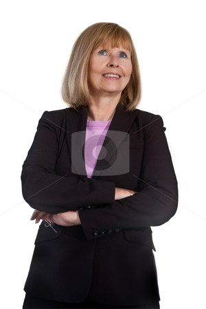 To use this stock image in your creative project, please select the size you need over to the right and click the "Add to Cart" button.
Your downloaded image will come with the Cutcaster watermark removed so don’t worry about the watermark you see on this page. Portrait of Mature Businesswoman stock photo, Portrait of mature businesswoman isolated on white background by Steve Carroll