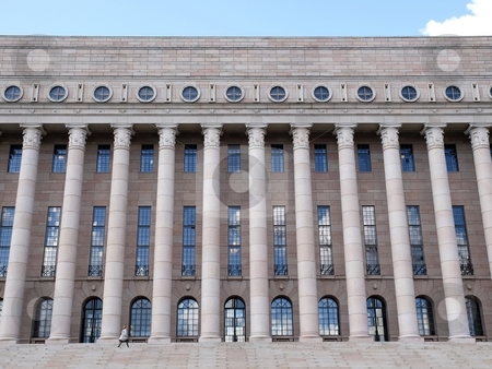 To use this stock image in your creative project, please select the size you need over to the right and click the "Add to Cart" button.
Your downloaded image will come with the Cutcaster watermark removed so don’t worry about the watermark you see on this page. Parliament of Finland stock photo, Parliament building in Helsinki/Finland by Lars Kastilan