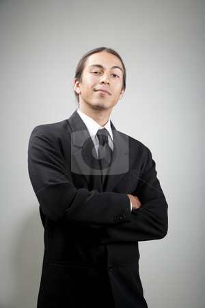 To use this stock image in your creative project, please select the size you need over to the right and click the "Add to Cart" button.
Your downloaded image will come with the Cutcaster watermark removed so don’t worry about the watermark you see on this page. Portait of confident young man stock photo, Portait of confident young mixed race man by Scott Griessel