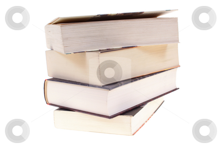 To use this stock image in your creative project, please select the size you need over to the right and click the "Add to Cart" button.
Your downloaded image will come with the Cutcaster watermark removed so don’t worry about the watermark you see on this page. Books stock photo, new books arranged in pile on white background by Jolanta Dabrowska