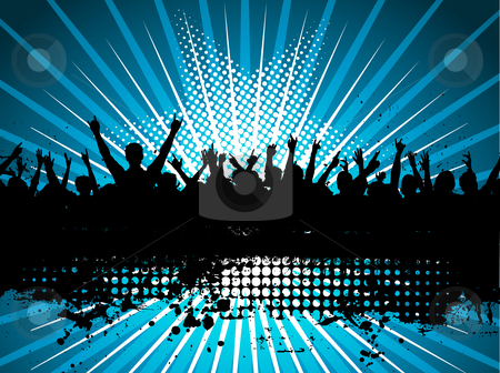 To use this stock image in your creative project, please select the size you need over to the right and click the "Add to Cart" button.
Your downloaded image will come with the Cutcaster watermark removed so don’t worry about the watermark you see on this page. Grunge audience stock vector clipart, Grunge style silhouette of an audience by Kirsty Pargeter