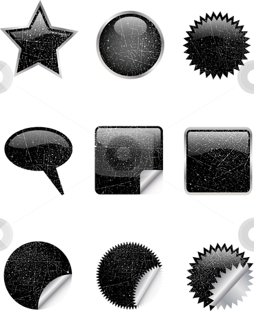 To use this stock image in your creative project, please select the size you need over to the right and click the "Add to Cart" button.
Your downloaded image will come with the Cutcaster watermark removed so don’t worry about the watermark you see on this page. Grunge icons stock vector clipart, Icons with grunge effect added by Kirsty Pargeter