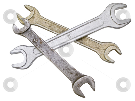 To use this stock image in your creative project, please select the size you need over to the right and click the "Add to Cart" button.
Your downloaded image will come with the Cutcaster watermark removed so don’t worry about the watermark you see on this page. Spanners stock photo, Three isolated metal spanners against white background by Sergej Razvodovskij
