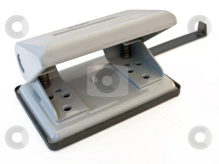To use this stock image in your creative project, please select the size you need over to the right and click the "Add to Cart" button.
Your downloaded image will come with the Cutcaster watermark removed so don’t worry about the watermark you see on this page. Hole punch stock photo, Single plastic grey hole punch at the white table by Sergej Razvodovskij