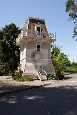 To use this stock image in your creative project, please select the size you need over to the right and click the "Add to Cart" button.
Your downloaded image will come with the Cutcaster watermark removed so don’t worry about the watermark you see on this page. Water Tower stock photo, Water tower or elevated water tower is a large elevated water storage container constructed for the purpose of holding a water supply at a height sufficient to pressurize a water distribution system. by Mariusz Jurgielewicz