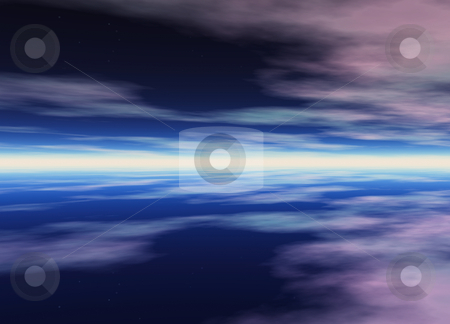 To use this stock image in your creative project, please select the size you need over to the right and click the "Add to Cart" button.
Your downloaded image will come with the Cutcaster watermark removed so don’t worry about the watermark you see on this page. 3d Rendered Night Distant Skyscape stock photo, 3d Rendered Night Distant Skyscape in Darkness by Robert Davies