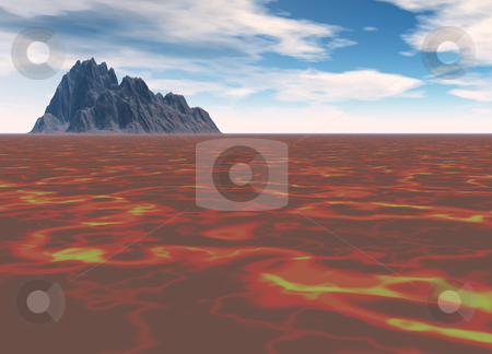 To use this stock image in your creative project, please select the size you need over to the right and click the "Add to Cart" button.
Your downloaded image will come with the Cutcaster watermark removed so don’t worry about the watermark you see on this page. Distant Black Mountain On Lava Flow stock photo, Distant Black Mountain On Red Firey Lava Flow by Robert Davies