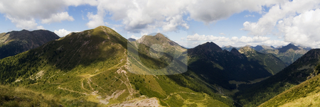 To use this stock image in your creative project, please select the size you need over to the right and click the "Add to Cart" button.
Your downloaded image will come with the Cutcaster watermark removed so don’t worry about the watermark you see on this page. Alps panorama stock photo, Panorama of the Italian Alps from the top of a peak by Alessandro Rizzolli