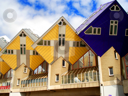 To use this stock image in your creative project, please select the size you need over to the right and click the "Add to Cart" button.
Your downloaded image will come with the Cutcaster watermark removed so don’t worry about the watermark you see on this page. Rotterdam rombic houses stock photo, Yellow and blue houses in rotterdam by Marc Torrell
