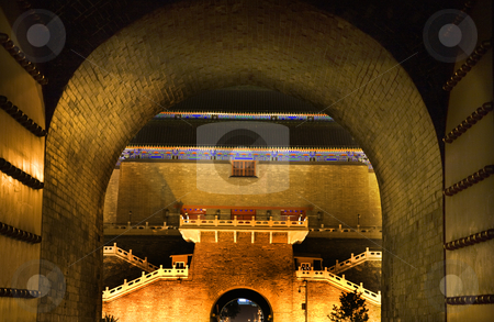 To use this stock image in your creative project, please select the size you need over to the right and click the "Add to Cart" button.
Your downloaded image will come with the Cutcaster watermark removed so don’t worry about the watermark you see on this page. Zhengyang Gate from Qianmen Gate Tiananmen Square Beijing China stock photo, Zhenyang Gate from Qianmen Gate Tiananmen Square Beijing, China Night Shot by William Perry